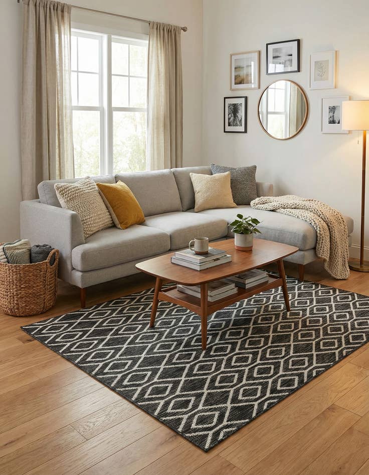 Detail image of 4' x 6'  Washable Jill Zarin Turks and Caicos Indoor / Outdoor Rug