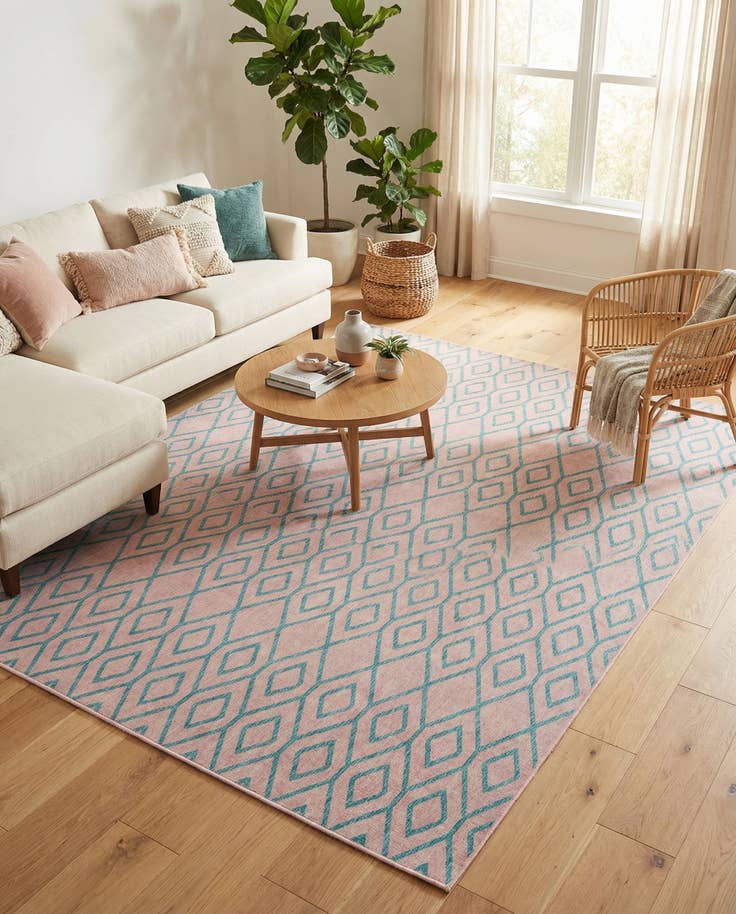 Detail image of 9' x 12' Easy-Clean Jill Zarin Turks and Caicos Indoor / Outdoor Rug