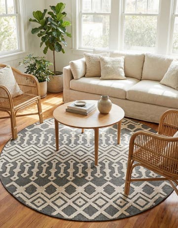 7' x 7' Arlo Round Rug