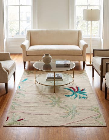 4' 1 x 5' 8 Hand Woven Kilim Suzani Wool Rug