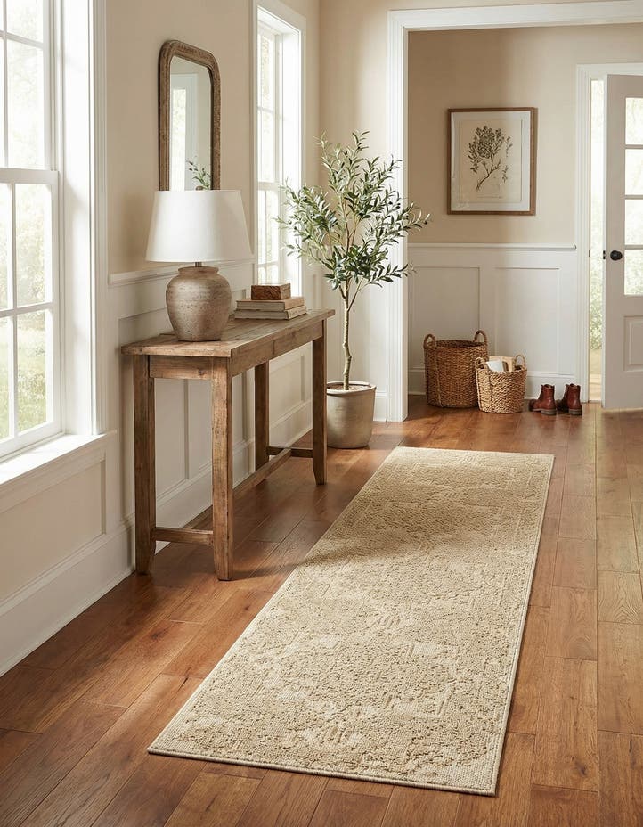 2' 7 x 12' Easy-Clean Traditional Indoor / Ou...