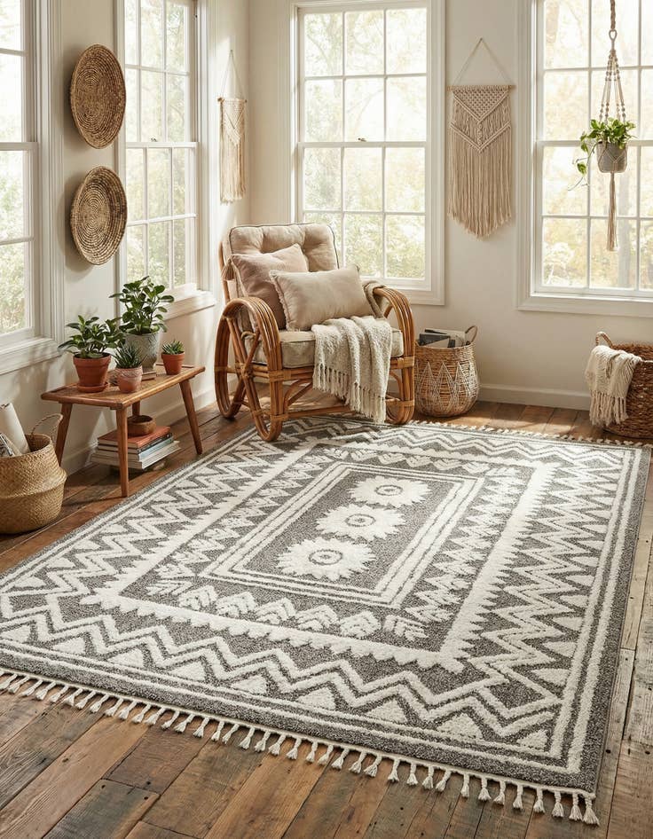 Detail image of  7' 10 x 10' Boho Rug