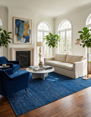 7' 8 x 9' 7 Hand Knotted Darya Wool Rug