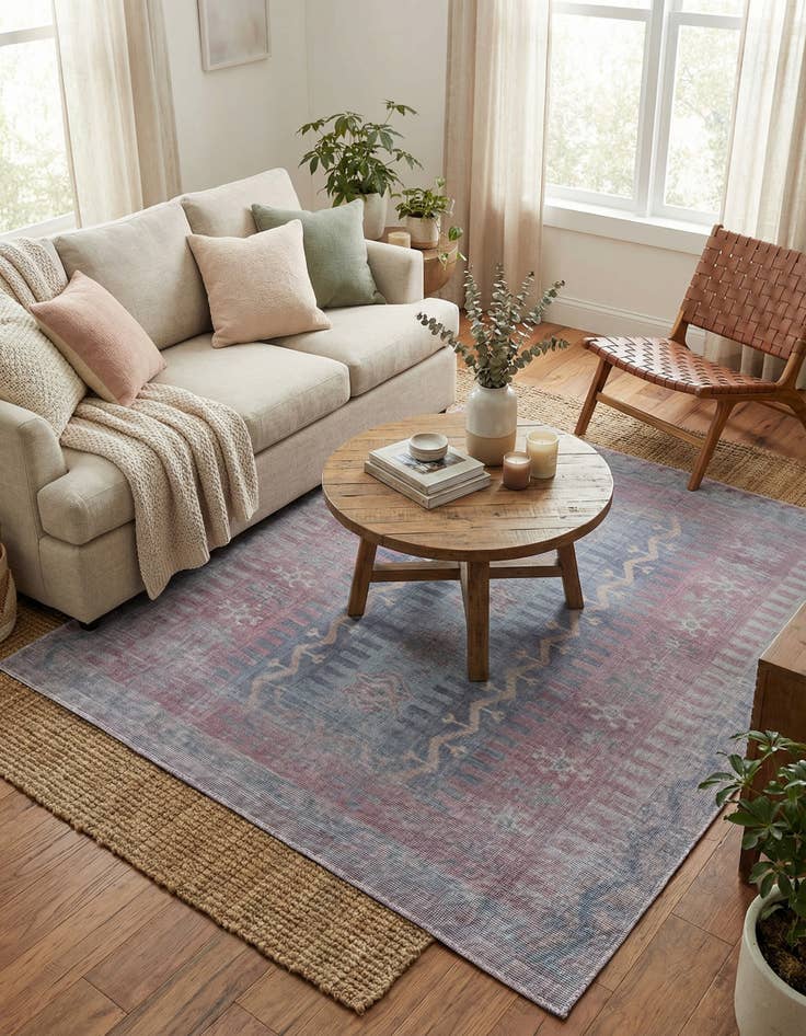 Detail image of  7' 10 x 7' 10  Washable Sisu Square Rug