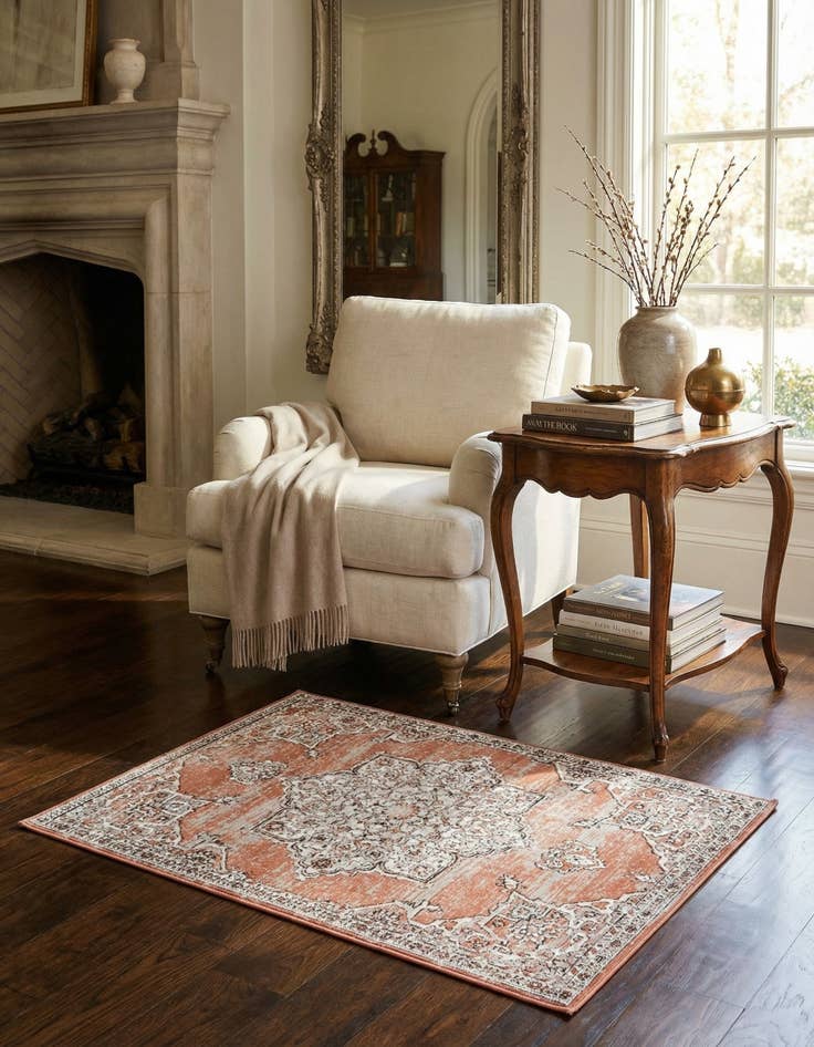 Detail image of 1' 4 x 1' 4 Nyla Sample Rug