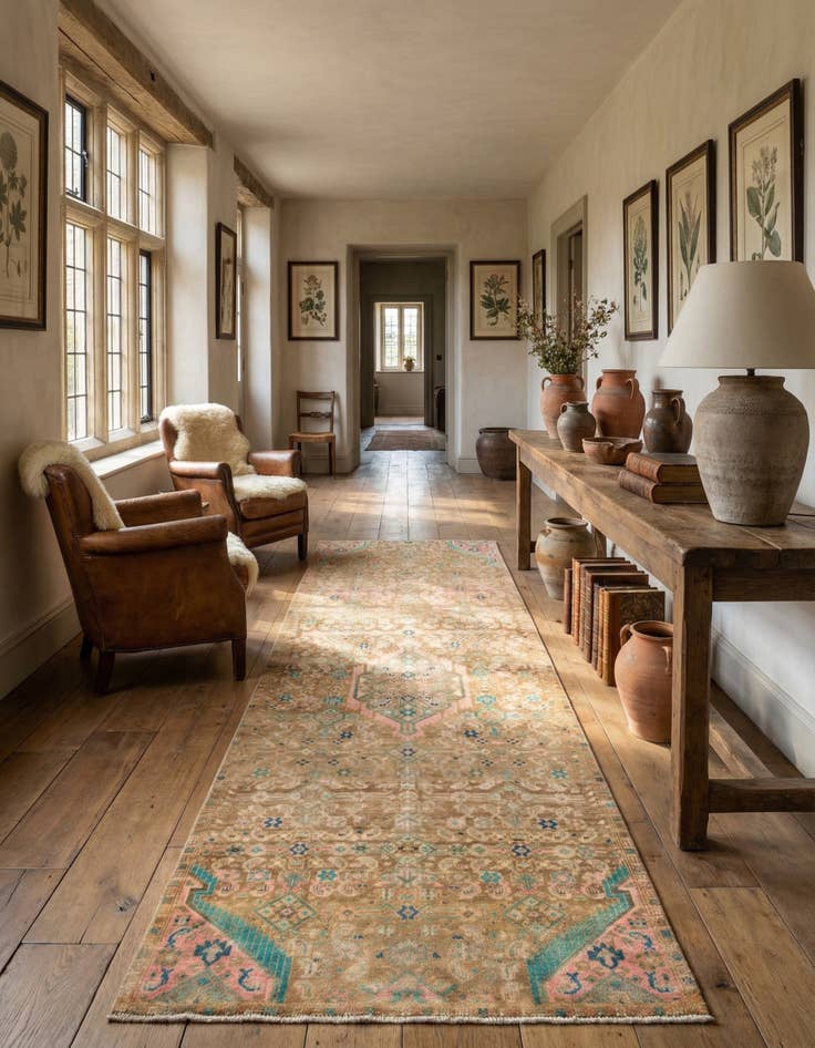 Detail image of 3' 11 x 9' 6 Hamedan Rug