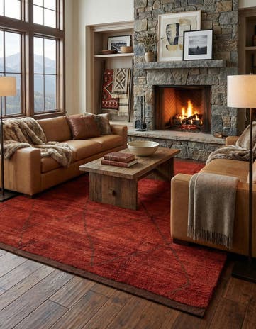 8' 7 x 10' 11 Atlas Tibet Wool Rug