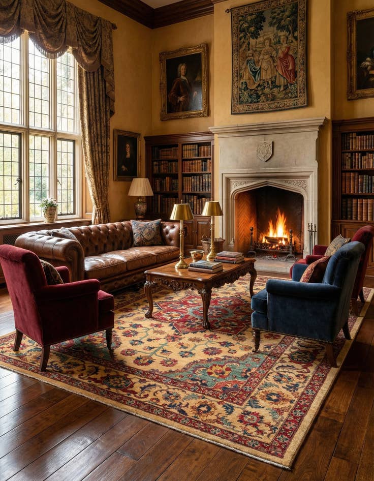 Detail image of 7' 3 x 9' 8 Serapi Rug