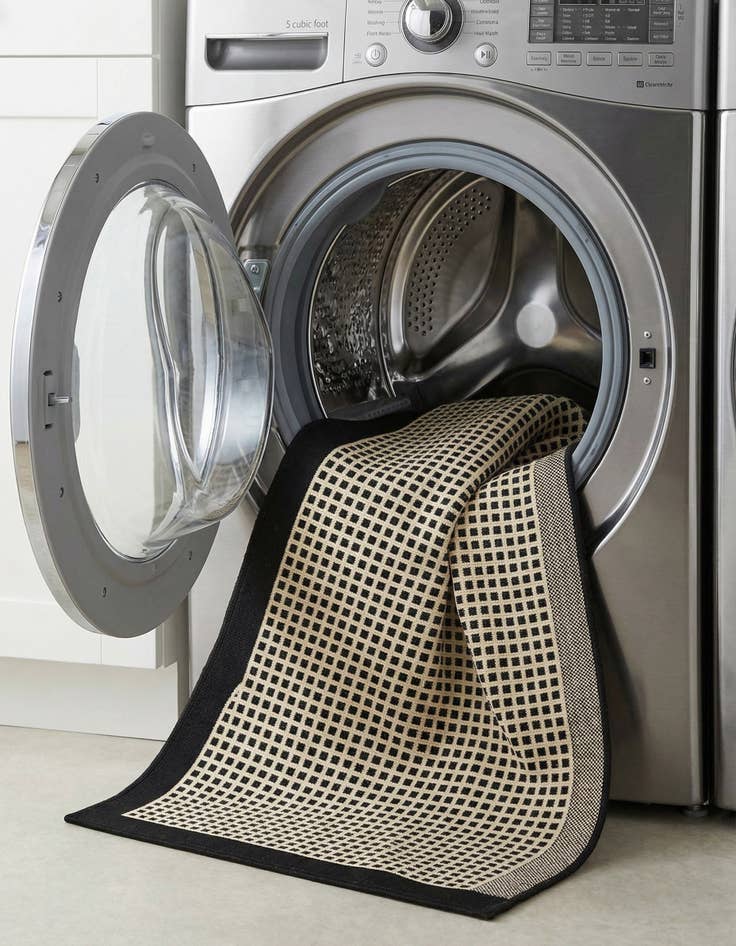 Detail image of 2' x 5'  Washable Border Indoor / Outdoor Runner Rug