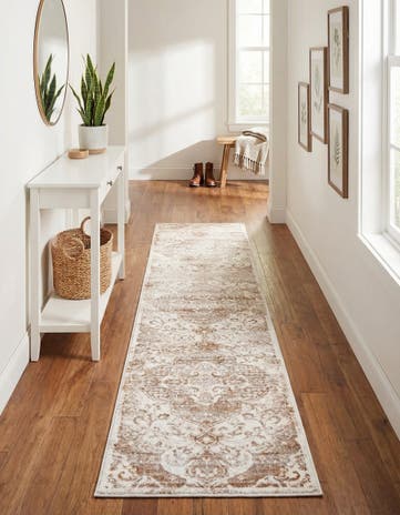 Cream Highbury Runner Rug