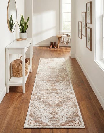 Cream Highbury Runner Rug