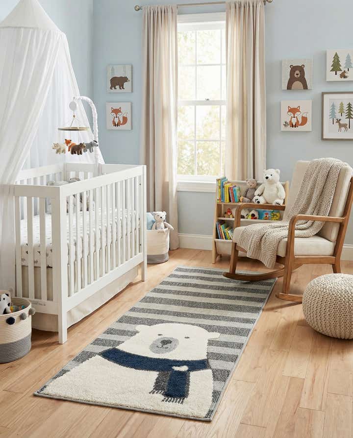 2' 7 x 6' Whimsy Kids Runner Rug