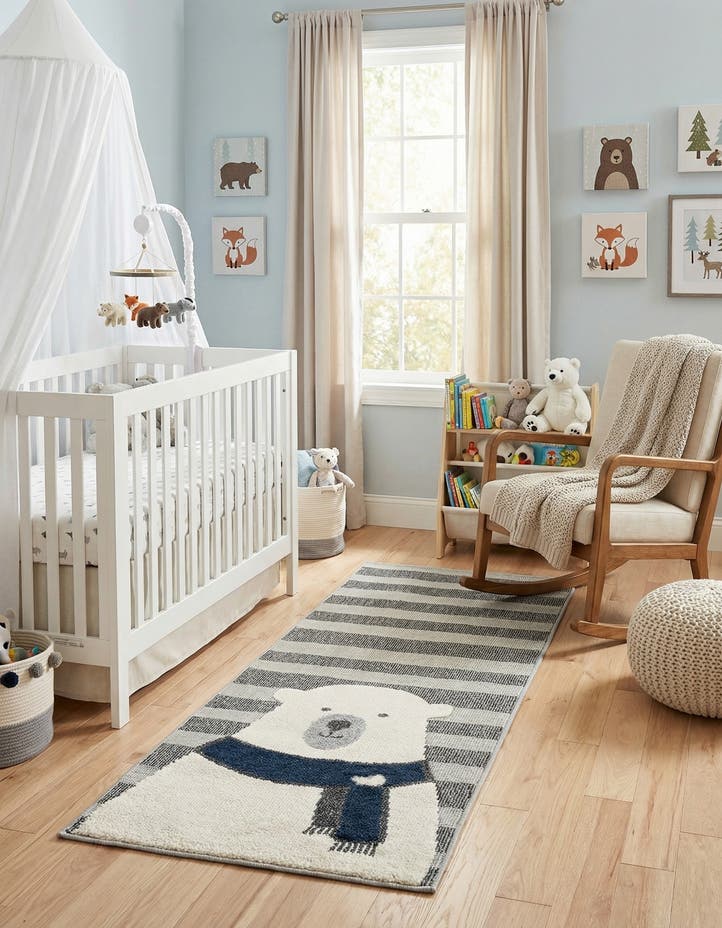 2' 7 x 6' Whimsy Kids Runner Rug