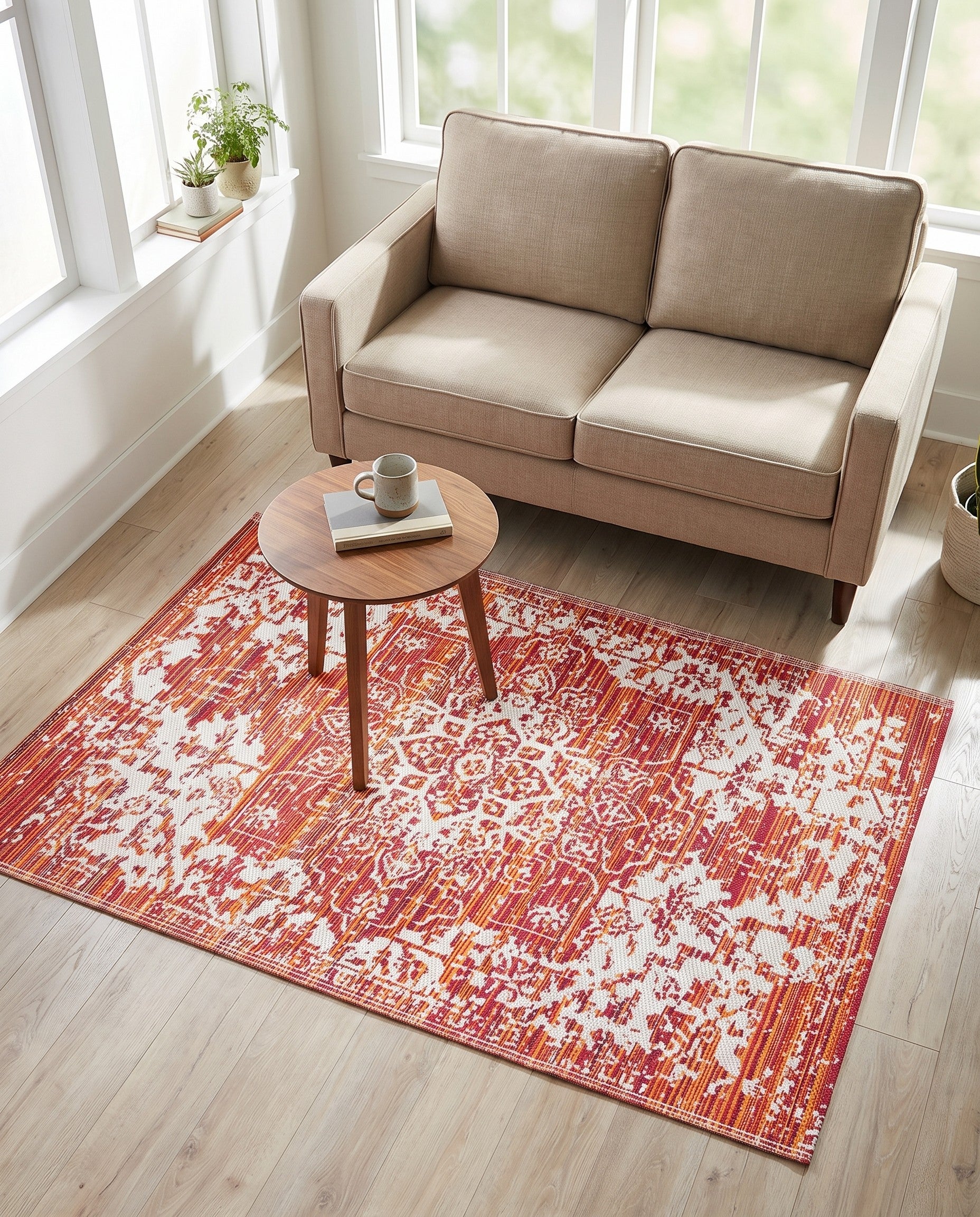 4' x 6' Easy-Clean Vista Breeze Indoor / Outdoor Rug