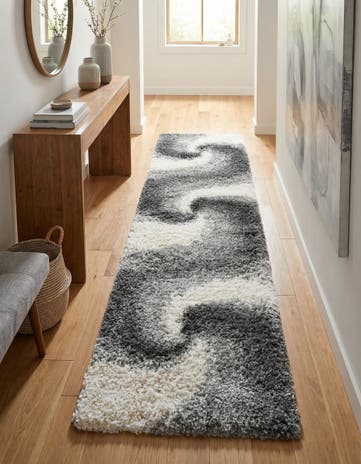 2' 7 x 13' Soft Touch Shag Runner Rug