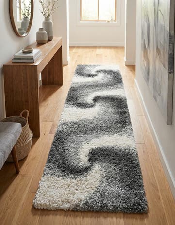 2' 7 x 13' Soft Touch Shag Runner Rug