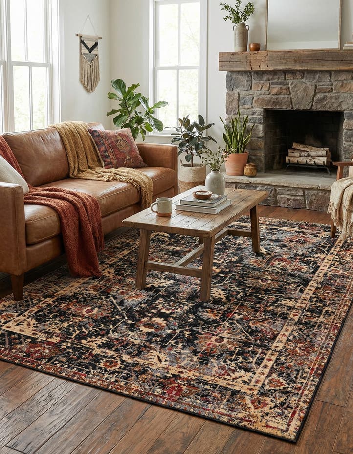 5' 3 x 8' Saturn Rug