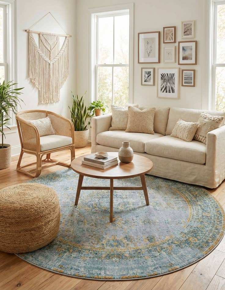 Detail image of 8' x 8' Havana Round Rug