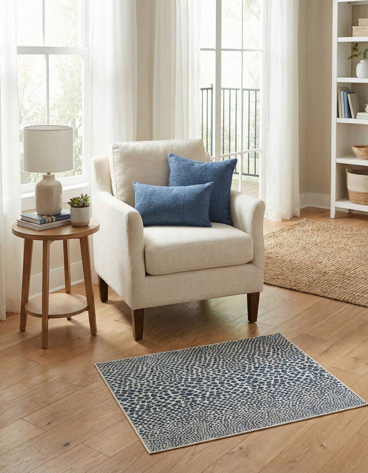 Detail image of 1' 4 x 1' 4  Washable Jill Zarin Cape Town Indoor / Outdoor Sample Rug