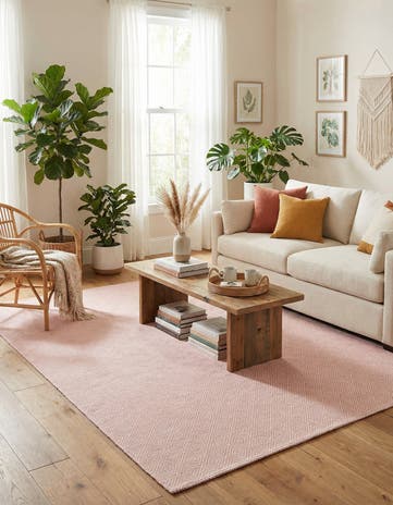 7' 10 x 10' Hand Woven Geo Trellis Flatweave Rug