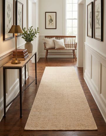 2' 7 x 10' Hand Woven Jill Zarin English Manor Wool Runner Rug