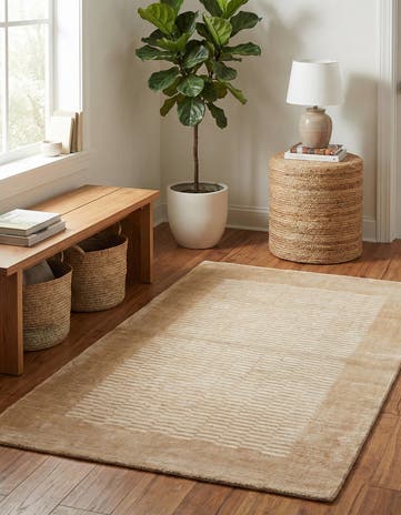 2' 8 x 4' 7 Hand Knotted Darya Wool Rug