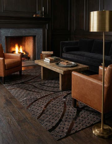 4' 11 x 8' 1 Cowhide - Patchwork Rug