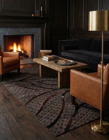 4' 11 x 8' 1 Cowhide - Patchwork Rug