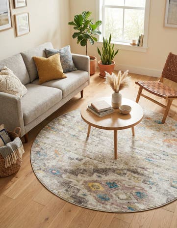 5' x 5' Vega Round Rug