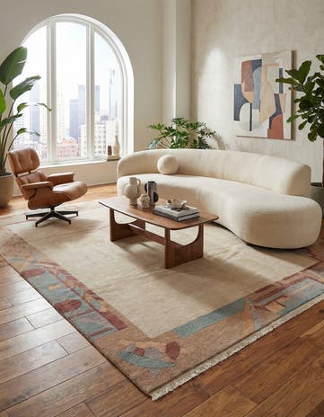 8' 2 x 11' 6 Hand Knotted Tibet Wool Rug