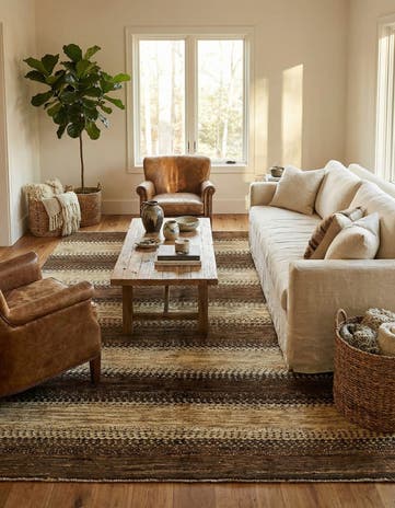 5' 5 x 7' 2 Hand Knotted Modern Ziegler Oriental Rug