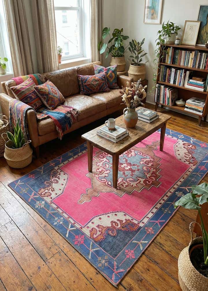 6' x 9' Washable Timeless Rug