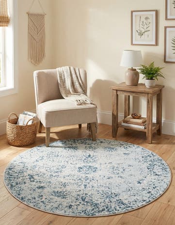 4' 1 x 4' 1 Monte Carlo Round Rug