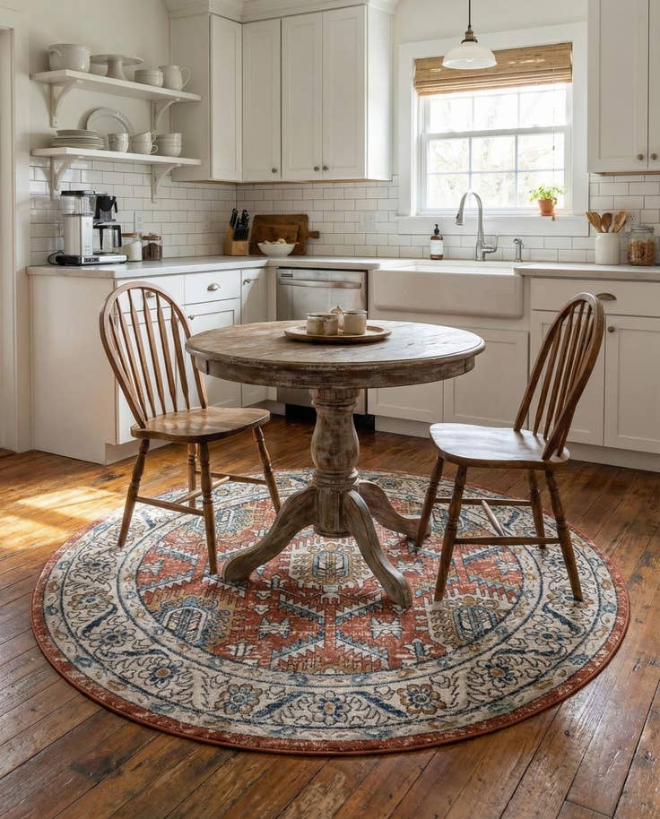 Detail image of 6' x 6' Nyla Round Rug
