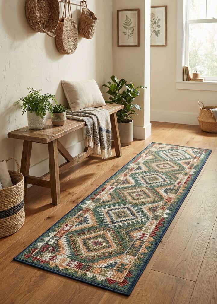 2' x 7' 10 Easy-Clean Baja Indoor / Outdoor Runner Rug