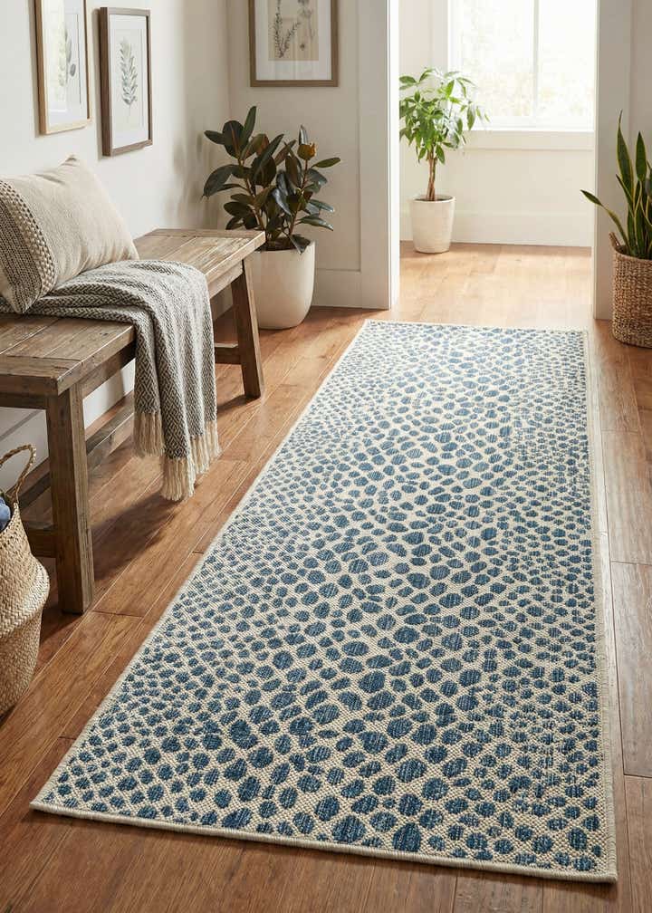2' x 7' Easy-Clean Jill Zarin Cape Town Indoor / Outdoor Runner Rug