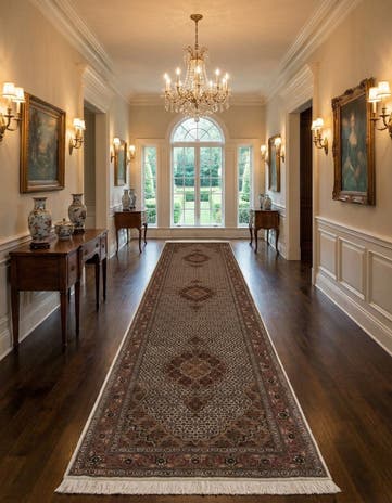 2' 9 x 11' 8 Tabriz Mahi Runner Rug