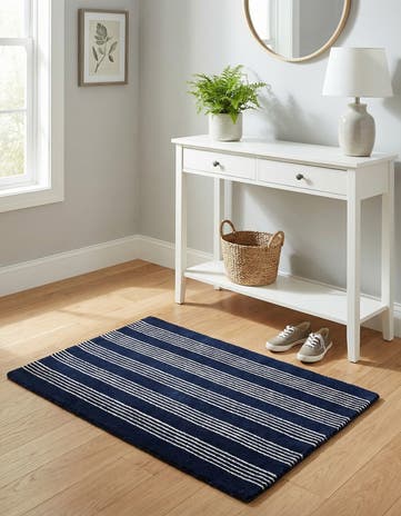 2' 2 x 3' 1 Jill Zarin Striped Wool Rug