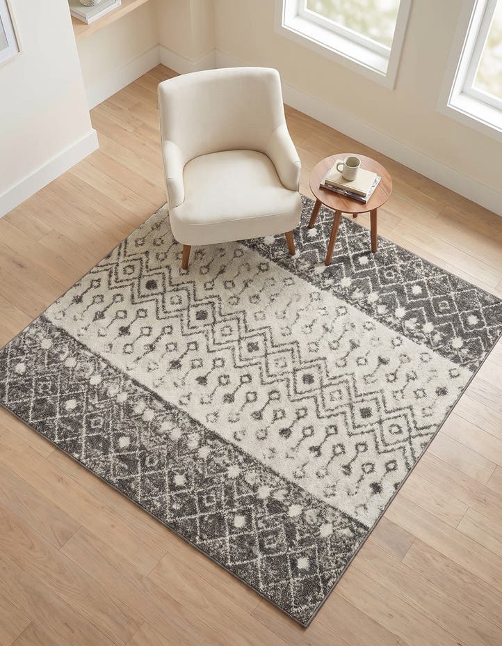 5' 3 x 5' 3 Moroccan Trellis Square...