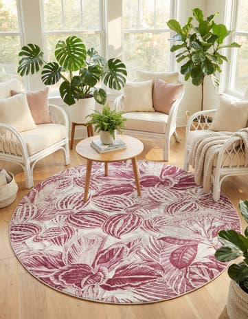7' x 7' Blossom Round Rug