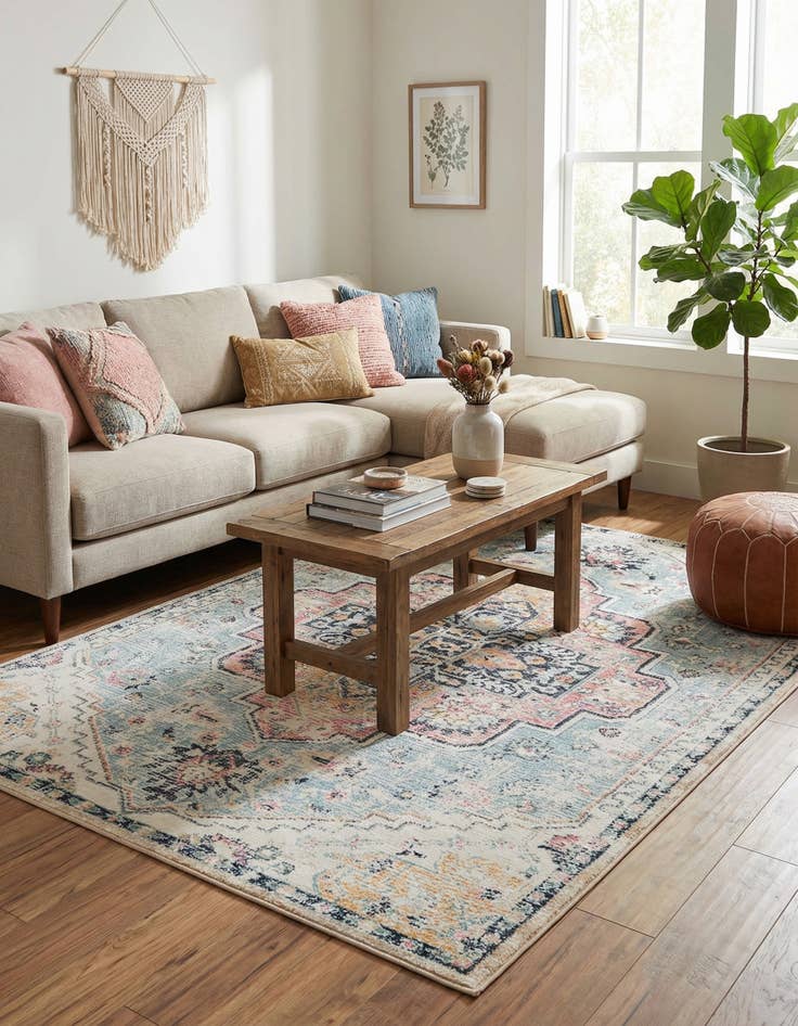 Detail image of 5' 3 x 7' 9 Medina Rug