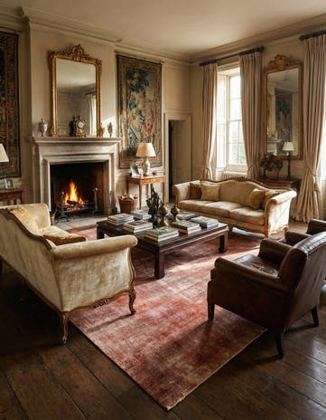 9' 7 x 13' 2 Vintage Royal Wool Rug