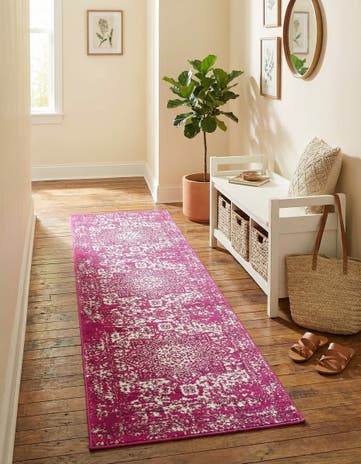 Purple Arlington Runner Rug