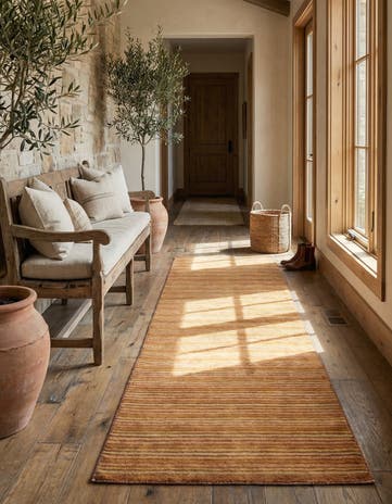 2' 7 x 8' Juma Wool Runner Rug