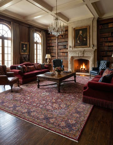 13' 6 x 24' 3 Kerman Rug