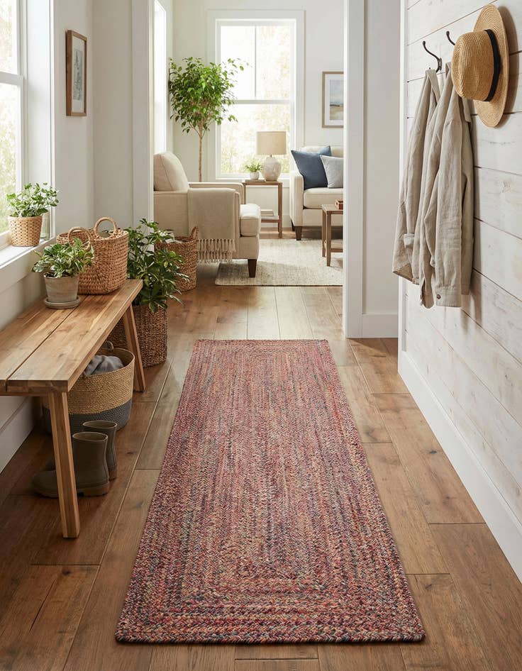 Detail image of 2' 7 x 10' Easy-Clean Eco Verse Washable Indoor / Outdoor Runner Rug