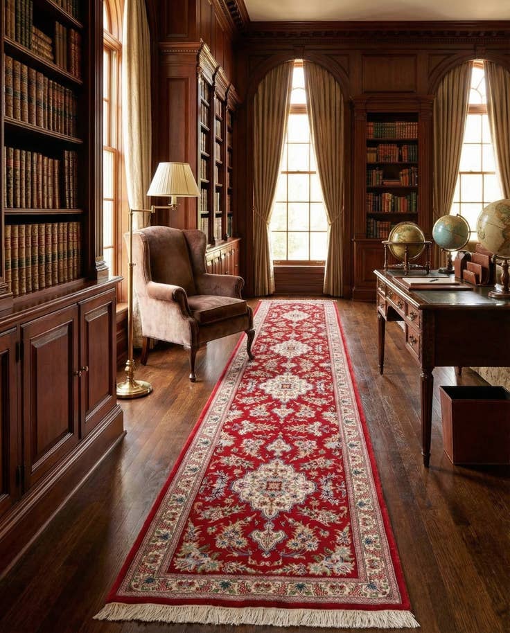 Detail image of 2' 9 x 13' 6 Tabriz Runner Rug
