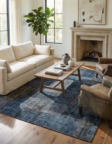8' 2 x 9' 10 Hand Knotted Ultra Vintage Persian Wool Rug