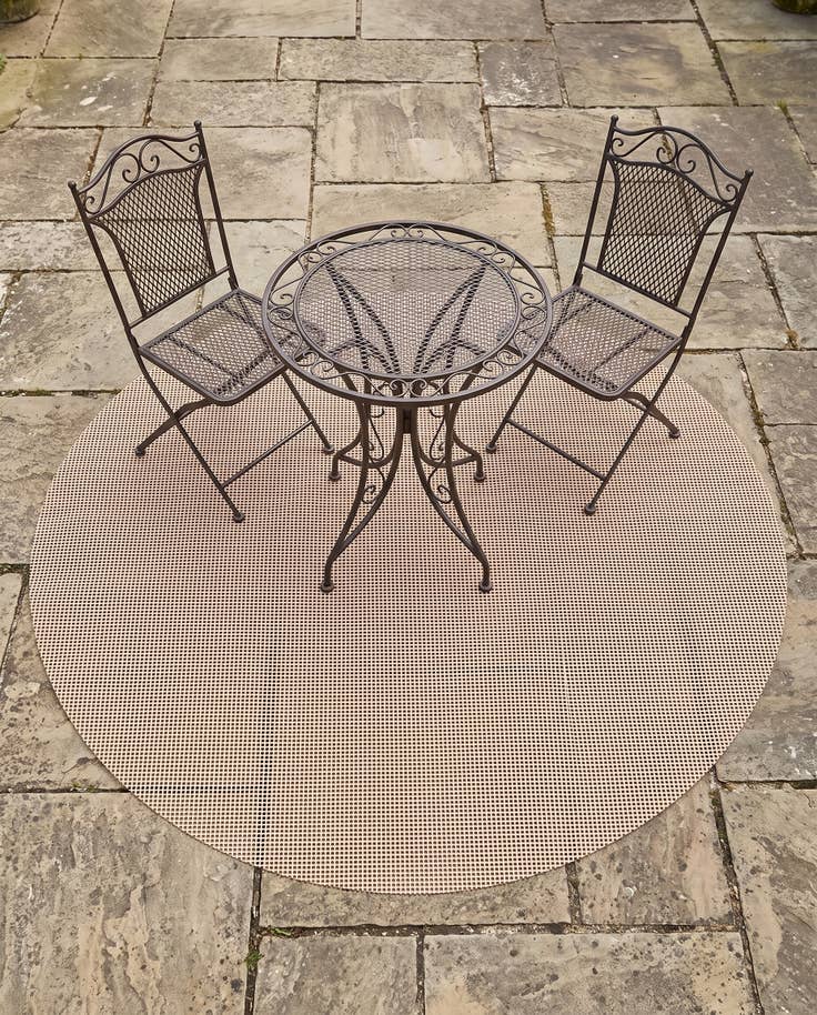 Detail image of 5' x 5' Round Outdoor Rug Pad