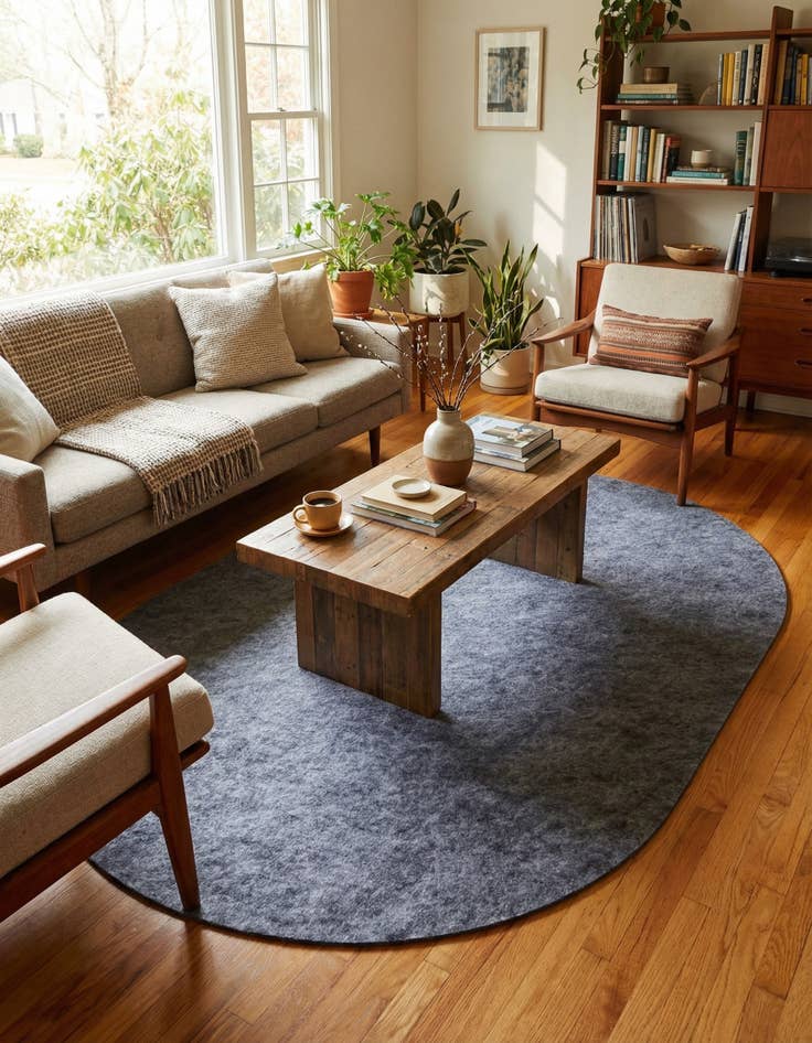 Detail image of 8' x 10' Oval Uni-Luxe Rug Pad